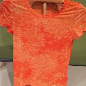 Orange Michael Kors t shirt
